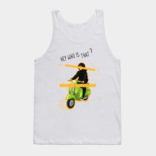 Riding a Vespa Tank Top